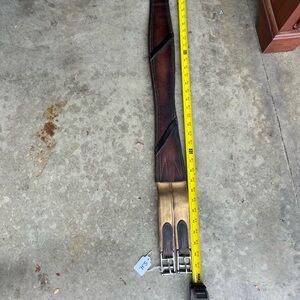 48” leather girth